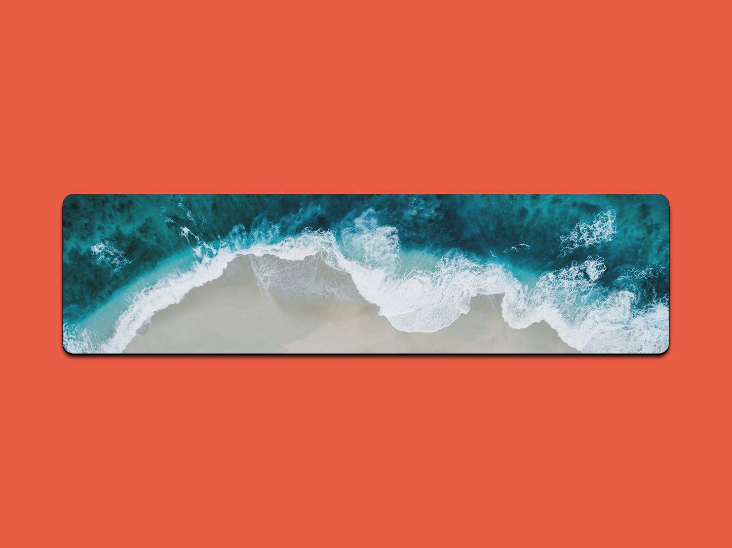 Sea And Sand From Above Gaming Mat - Desk Mat - 3 SIZES