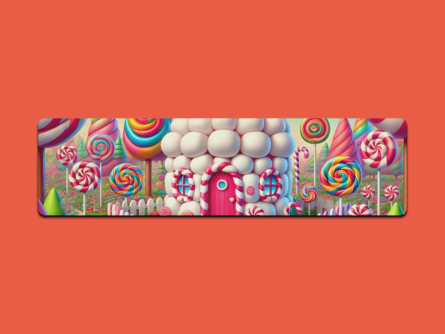 Sweet and Fluffy Marshmallow House Gaming Mat - Desk Mat - 3 SIZES